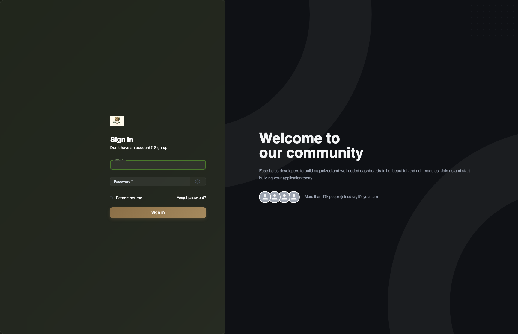 HuntLogHQ Platform screenshot